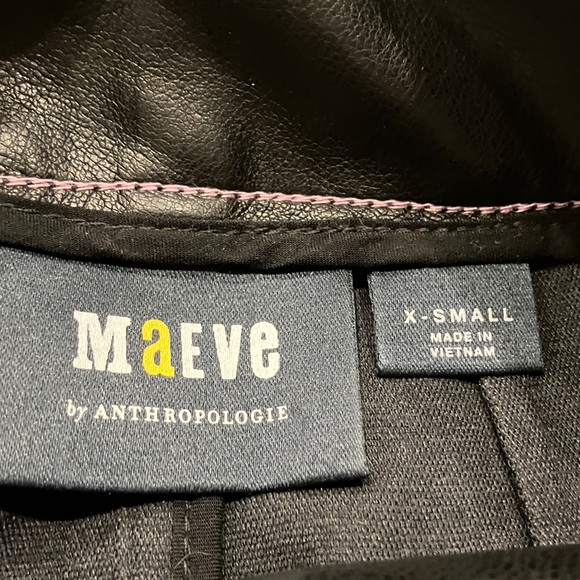 Anthropologie Maeve Collette faux leather maxi skirt - Picture 3 of 6